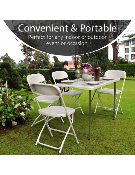 Mesa Plegable 1.22m Ajustable Blanco Nuestro Espacio Moderno Mesa Plegable 1.22m Ajustable Blanco Nuestro Espacio Moderno