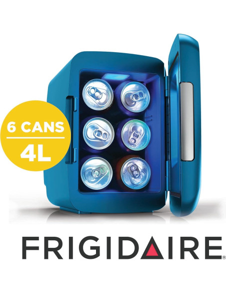 Mini Refrigerador Frigidaire EFMIS179 Azul 4L Portátil Mini Refrigerador Frigidaire EFMIS179 Azul 4L Portátil