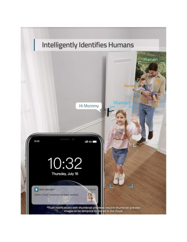 Cámara de Seguridad Interior Eufy T8410X 2K Wi-Fi Panorámica