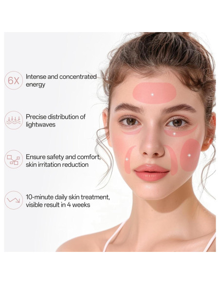Máscara de Luz Roja SUERBEATY 7 Colores Cuidado Facial Recargable Máscara de Luz Roja SUERBEATY 7 Colores Cuidado Facial Recargable