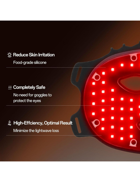 Máscara de Luz Roja SUERBEATY 7 Colores Cuidado Facial Recargable Máscara de Luz Roja SUERBEATY 7 Colores Cuidado Facial Recargable