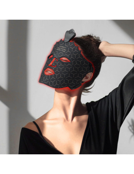 Máscara de Luz Roja SUERBEATY 7 Colores Cuidado Facial Recargable Máscara de Luz Roja SUERBEATY 7 Colores Cuidado Facial Recargable
