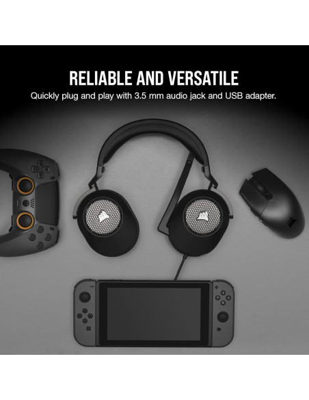 Auriculares Gaming CORSAIR HS65 SURROUND - Dolby Atmos - 3.5mm Auriculares Gaming CORSAIR HS65 SURROUND - Dolby Atmos - 3.5mm