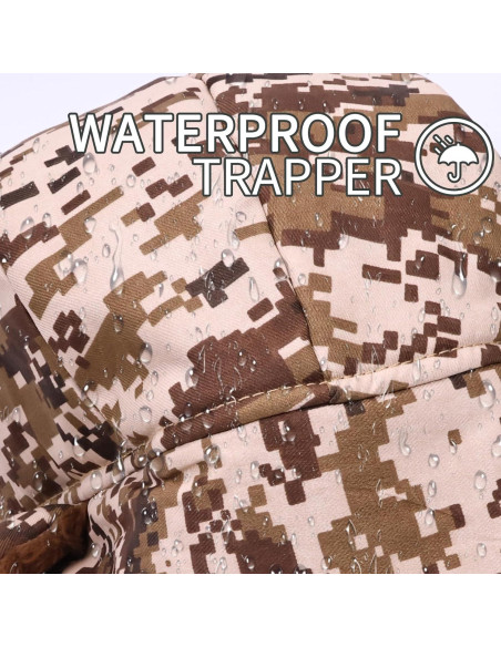 Gorro Trapper Calentado Hombre Camuflaje - Batería Recargable Gorro Trapper Calentado Hombre Camuflaje - Batería Recargable