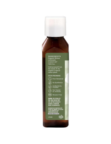 Aceite Orgánico de Ricino Aura Cacia 118 ml - Hidratación Piel y Cabello