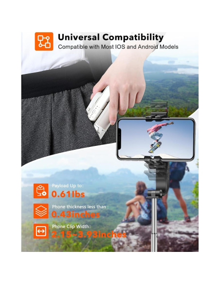 Estabilizador Gimbal hohem iSteady Q para Smartphone 4 en 1 Estabilizador Gimbal hohem iSteady Q para Smartphone 4 en 1