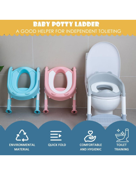 Asiento de Entrenamiento para Baño EGREE Plegable Antideslizante Asiento de Entrenamiento para Baño EGREE Plegable Antideslizante