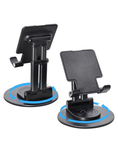 Soporte Plegable para Teléfono Oncheer T22 Negro 360 Ajustable