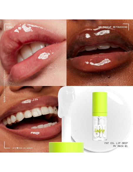 Brillo Labial Hidratante NYX 4.73 ml - Fat Oil Lip Drip Transparente Brillo Labial Hidratante NYX 4.73 ml - Fat Oil Lip Drip Transparente