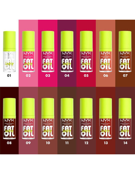 Brillo Labial Hidratante NYX 4.73 ml - Fat Oil Lip Drip Transparente Brillo Labial Hidratante NYX 4.73 ml - Fat Oil Lip Drip Transparente