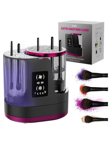 Limpiador Eléctrico de Brochas de Maquillaje ATIDIE Gris 3 en 1