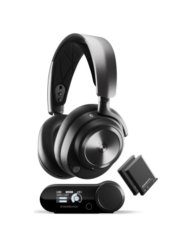 Auricular Gaming Inalámbrico SteelSeries Arctis Nova Pro - Cancelación de Ruido - PS5, PC, Switch