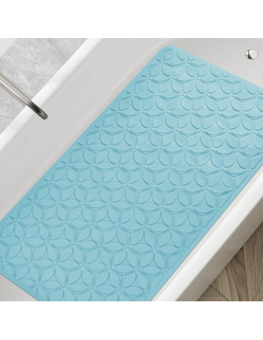 Alfombrilla de Baño Antideslizante WRISIN 71x40 cm Azul