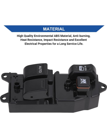Interruptor Ventana Eléctrica Obaee Toyota 2000-2011 12V Interruptor Ventana Eléctrica Obaee Toyota 2000-2011 12V