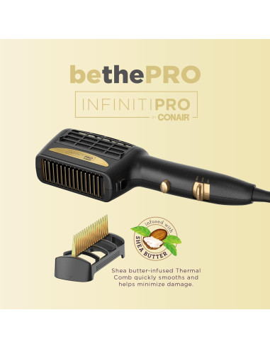Secador de Pelo 3-en-1 Conair Infinitipro 1875W con Accesorios
