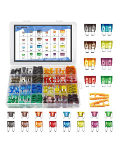 Kit de Fusibles para Automóvil Qizpcer 282 Piezas 2A-40A