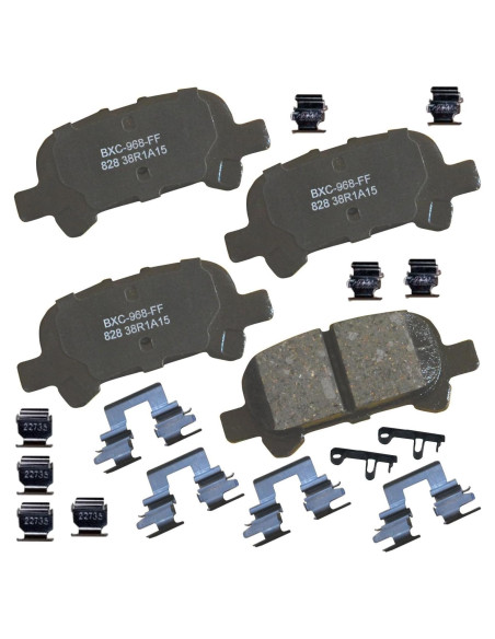 Pastillas de Freno Cerámicas Bendix SBC828 Traseras Toyota Pastillas de Freno Cerámicas Bendix SBC828 Traseras Toyota