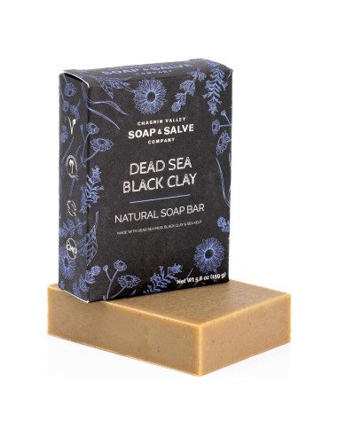 Jabón Natural Chagrin Valley 160g - Arcilla Negra del Mar Muerto