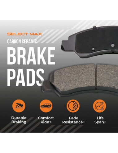 Kit de frenos traseros Max Advanced Brakes Toyota Corolla 2009-2022