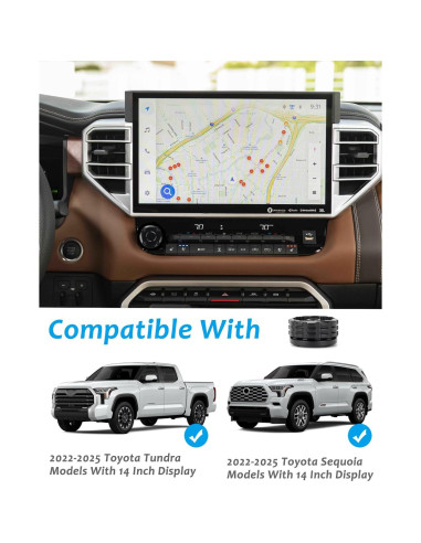 Perilla de Control de Radio Tiga para Toyota Tundra 2022-2025