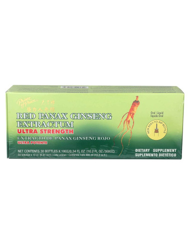Extracto de Ginseng Rojo Panax Ultra Fuerte Príncipe de la Paz 10 ml