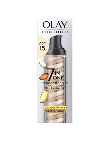 Crema CC Olay Total Effects SPF 15 50 ml - Hidratante y Corrector