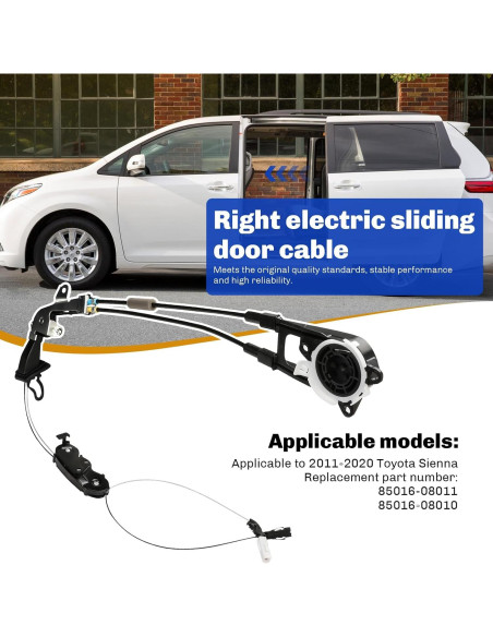 Arnés de Cableado Puerta Corrediza Eléctrica Toyota Sienna 2011-2020 Arnés de Cableado Puerta Corrediza Eléctrica Toyota Sienna 2011-2020