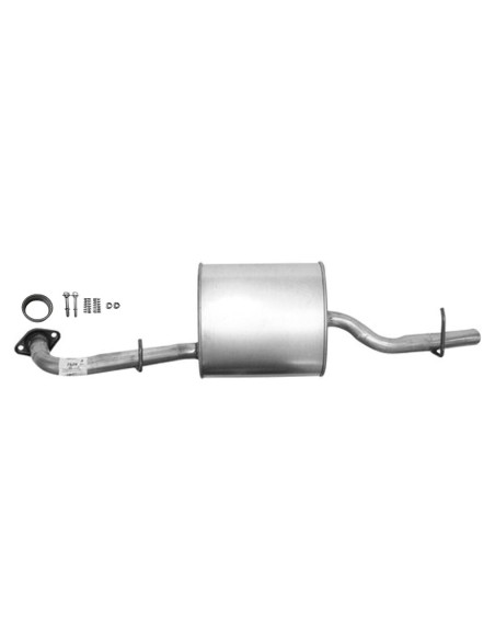 Silenciador trasero MAC para Toyota Yaris 2007-2012 1.5L Silenciador trasero MAC para Toyota Yaris 2007-2012 1.5L