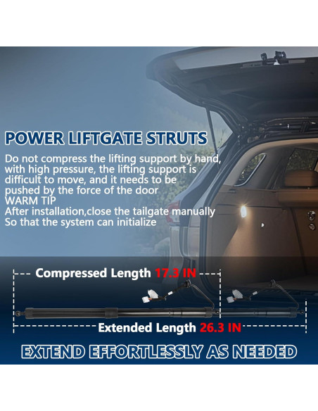Amortiguadores eléctricos traseros B.ZSSY para Toyota Highlander 2014-2019 Amortiguadores eléctricos traseros B.ZSSY para Toyota Highlander 2014-2019