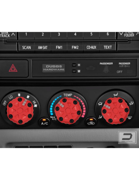 Perilla de Control de AC Toyota Tacoma 2005-2015 - Polímero Negro Perilla de Control de AC Toyota Tacoma 2005-2015 - Polímero Negro