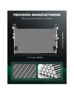 Condensador de A/C SCITOO para Toyota Tacoma 2.7L 1998-2004 2