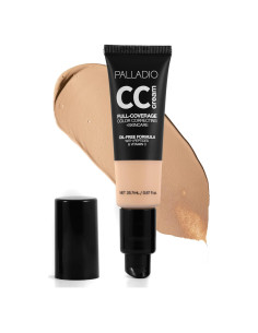 Crema CC Palladio 25.7 ml Claro 20W, Cobertura Total y Vegana