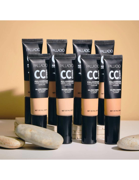 Crema CC Palladio 25.7 ml Claro 20W, Cobertura Total y Vegana Crema CC Palladio 25.7 ml Claro 20W, Cobertura Total y Vegana