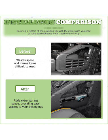 Organizador de Consola Central HGWEI para Toyota Tacoma 2024 2025