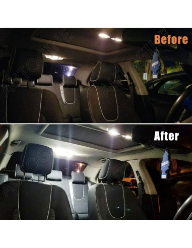 Kit de Luz Interior LED AUTOGINE 8 Piezas Toyota RAV4 2006-2012