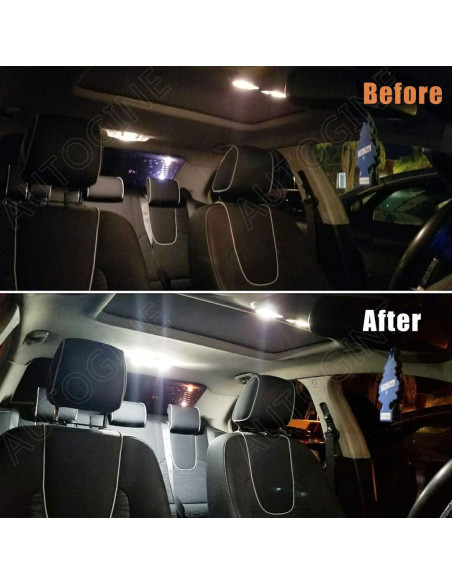 Kit de Luz Interior LED AUTOGINE 8 Piezas Toyota RAV4 2006-2012 Kit de Luz Interior LED AUTOGINE 8 Piezas Toyota RAV4 2006-2012