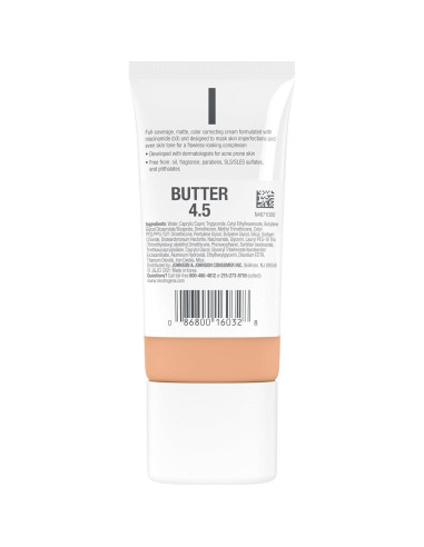 Crema CC Mate Perfecta Neutrogena 28.35 g Tono Mantequilla 4.5