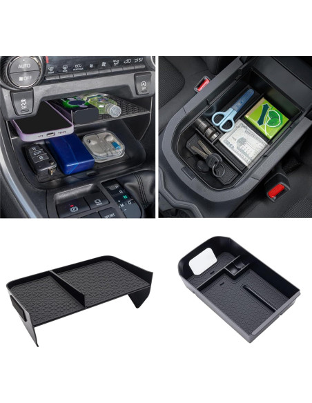 Organizador de Consola Central JDMCAR para Toyota RAV4 2019-2025 Organizador de Consola Central JDMCAR para Toyota RAV4 2019-2025