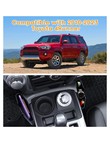 Organizador de Consola Central Sinvanho para Toyota 4Runner 2010-2024 Organizador de Consola Central Sinvanho para Toyota 4Runner 2010-2024