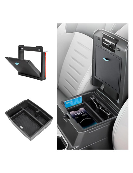 Bandeja organizadora Neepiar para consola Toyota Tacoma 2024-2025 Bandeja organizadora Neepiar para consola Toyota Tacoma 2024-2025