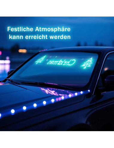 Luces LED Ojos de Diablo ULihaian para Parabrisas de Auto