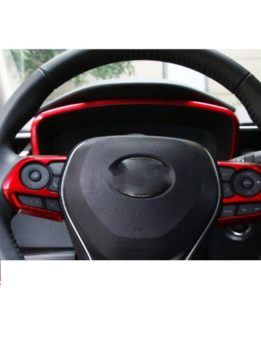Cubierta Marco Panel Instrumentos BOYUER Toyota Corolla 2020-2025 Rojo