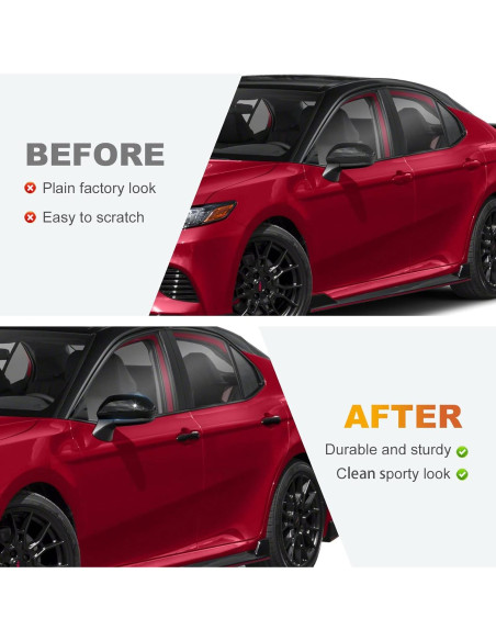 Cubiertas de Espejo y Manijas Sportuli para Toyota Camry 2018-2025 Cubiertas de Espejo y Manijas Sportuli para Toyota Camry 2018-2025