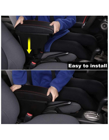 Caja Apoyabrazos YJYWZH para Toyota Hilux con 3 USB