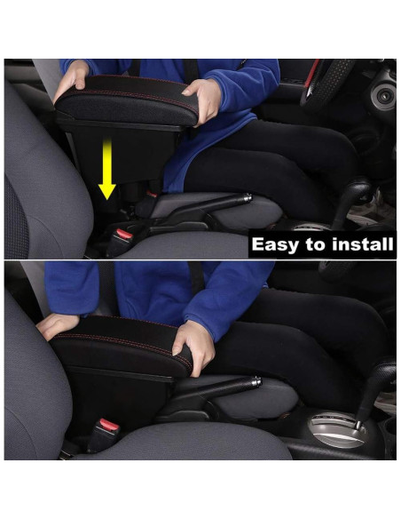 Caja Apoyabrazos YJYWZH para Toyota Hilux con 3 USB Caja Apoyabrazos YJYWZH para Toyota Hilux con 3 USB