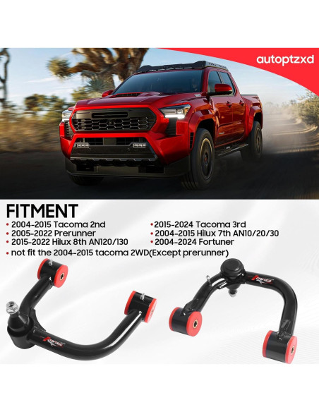 Brazos de Control Superior Ajustables Autoptzxd para Toyota Brazos de Control Superior Ajustables Autoptzxd para Toyota