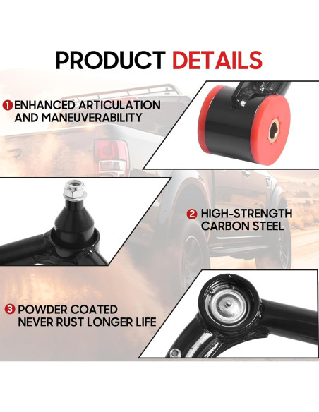 Brazos de Control Superior Ajustables Autoptzxd para Toyota Brazos de Control Superior Ajustables Autoptzxd para Toyota