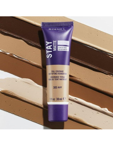 Base Mate Rimmel London Stay Matte 28.35ml Marfil Claro