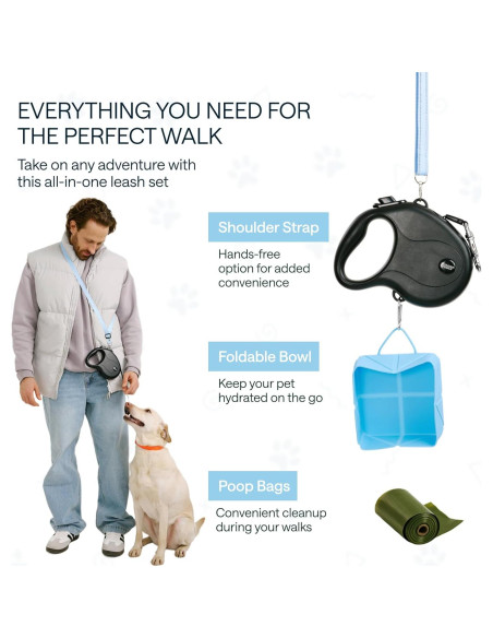 Correa Retráctil para Perros Pequeños WONDER FAMILY 3m 15kg Correa Retráctil para Perros Pequeños WONDER FAMILY 3m 15kg