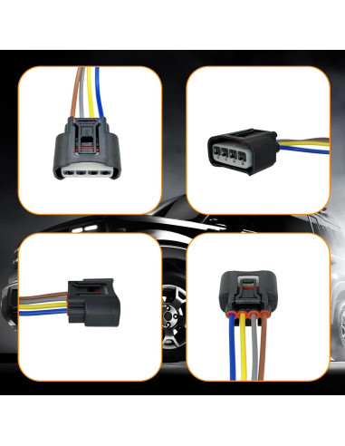 6 Conectores de Bobina de Encendido ijuicy ICYGYBZT601BL